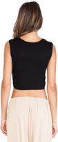 Thumbnail for your product : Rachel Pally Rib Clarke Crop Top