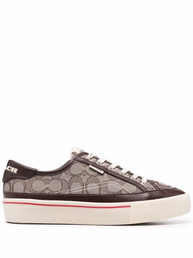 black coach sneakers