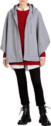 Burberry Embroidered Hooded Poncho