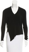 Thumbnail for your product : Soyer Leather-Trimmed Wool Sweater