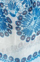 Thumbnail for your product : Tory Burch 'Printed Crochet' Linen Scarf