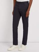 Thumbnail for your product : Burberry Slim-leg Cotton Chino Trousers - Mens - Navy