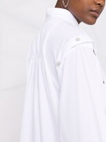 Thumbnail for your product : HUGO BOSS Removable-Sleeve Flared Shirt