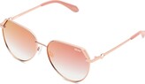 Thumbnail for your product : Quay Main Character 55mm Gradient Round Sunglasses