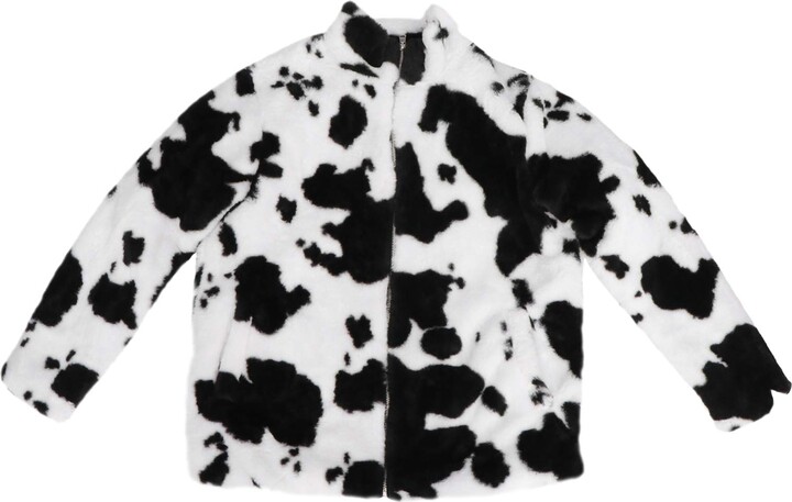 black and white long jacket