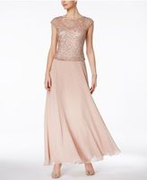 Thumbnail for your product : J Kara Embellished A-Line Gown