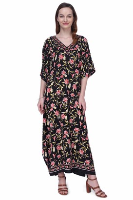 Miss Lavish London Kaftan Dress - Caftans for Women - Women's Caftans Suiting Teens to Adult Women in Regular to Plus Size [147-PINK 10-16]