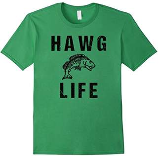 Hawg Life Largemouth Bass Fisherman Gifts Funny Cool T Shirt