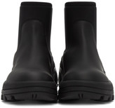 Thumbnail for your product : Alyx Black and Silver Rubber Boots