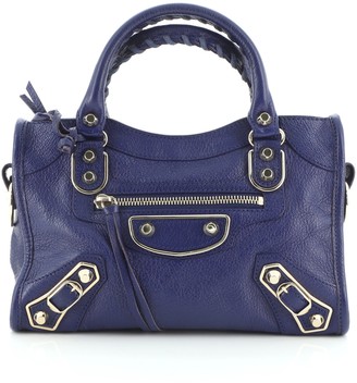 balenciaga city blue