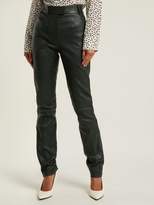 Thumbnail for your product : Joseph Reeve Stretch Leather Trousers - Womens - Green