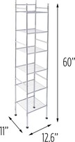 Thumbnail for your product : Honey-Can-Do 6-Tier Bathroom Storage Shelving Unit