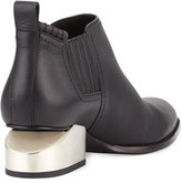 Thumbnail for your product : Alexander Wang Kori Tilt-Heel Leather Bootie, Black