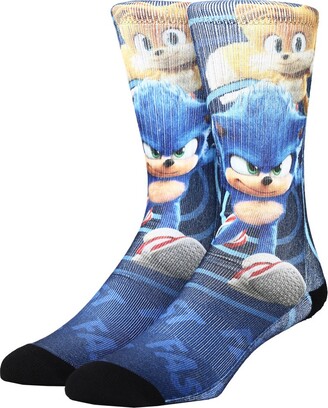 Sonic the Hedgehog Movie Sonic and Tails Sublimated Athletic Crew Socks ...