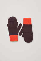 Thumbnail for your product : COS CASHMERE COLOUR-BLOCK MITTENS