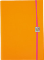 Thumbnail for your product : Undercover Recycled Leather Notebook Lined - Neon Orange - A4