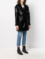 Thumbnail for your product : MICHAEL Michael Kors Shearling Lining Zip Coat