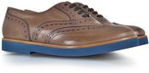 Thumbnail for your product : Fratelli Rossetti Chestnut Leather Lace-up Derby Shoe