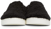Thumbnail for your product : Dolce & Gabbana Black Shearling London Sneakers