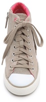 Thumbnail for your product : DKNY Cindy Canvas Wedge Sneakers
