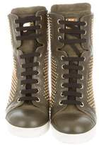 Thumbnail for your product : Michalsky MCM x Studded Visetos Wedge Sneakers