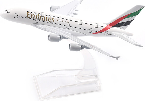 JASON TUTU United Arab Emirates Airline airbus A380 Airplane Model Aircraft Diecast Model Plane Metal 1:400 airplane