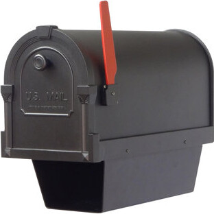Special Lite Products Savannah Curbside Mailbox with Fresno Post Included