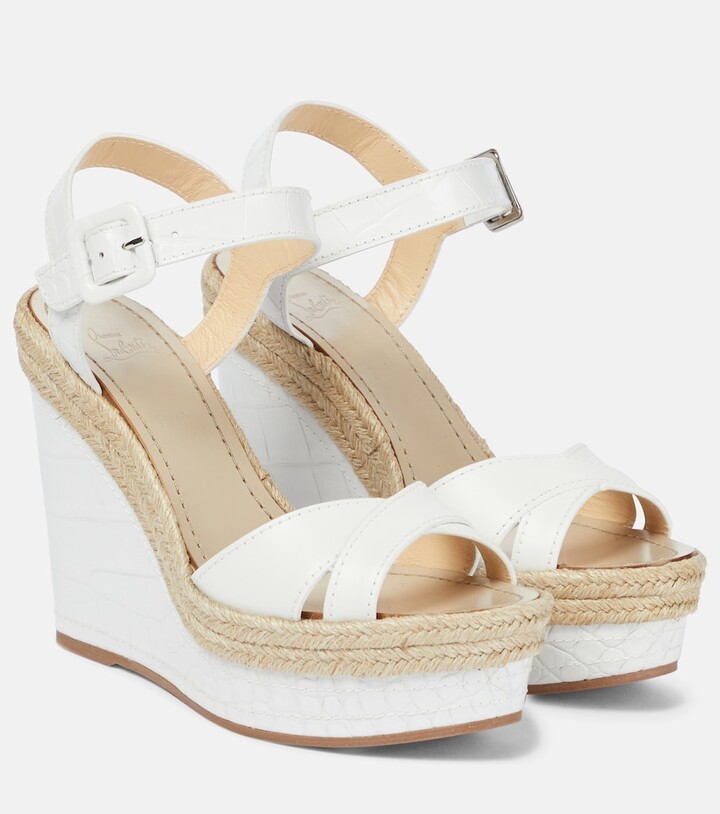 christian louboutin wedges sale