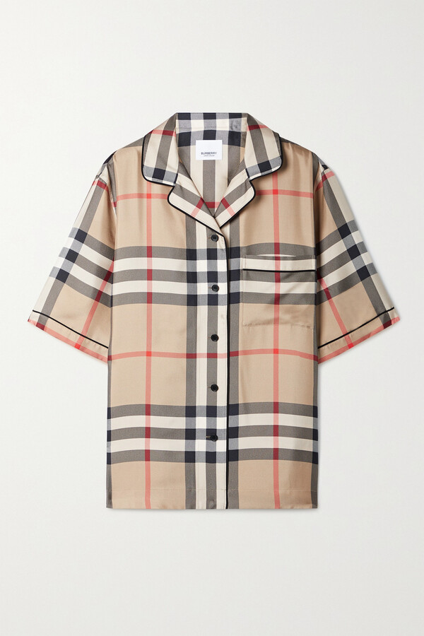 Burberry Silk Shirt Women | Shop the world's largest collection of 