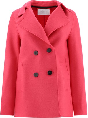 Harris Wharf London Double-Breasted Buttoned Coat