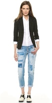 Thumbnail for your product : Band Of Outsiders Plaid Two Button Schoolboy Blazer