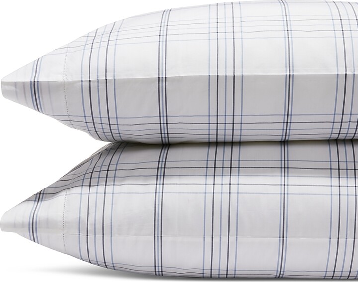 Matouk August Plaid Standard Pillowcase Pair