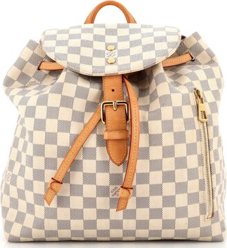 Moda Archive X Rebag Women's Louis Vuitton Sperone Damier Backpack In  Neutral | ModeSens