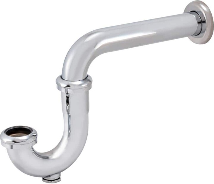 EASTMAN 1-1/4 in. Brass P-Trap with Cleanout