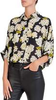 Thumbnail for your product : The Kooples Silk Hortensia-Print Shirt