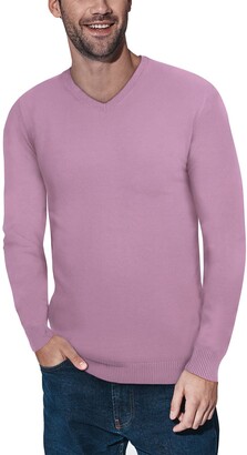 Mens Pink V Neck Sweater | Shop the world's largest ...