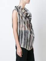 Thumbnail for your product : Vivienne Westwood striped cowl neck blouse