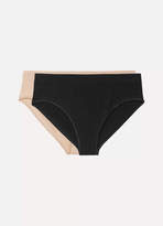 Thumbnail for your product : Base Range Oleta Set Of Two Stretch Cotton-blend Briefs