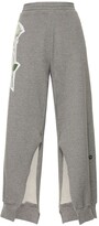 Thumbnail for your product : MM6 MAISON MARGIELA Printed logo cotton jersey sweatpants