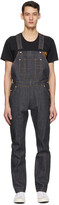 Thumbnail for your product : Naked & Famous Denim Blue Denim Left Hand Twill Overalls