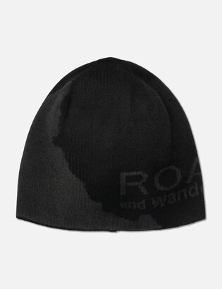 ROA Black Logo Beanie - ShopStyle Hats