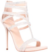 Thumbnail for your product : Carvela Glaze Glittering Suedette Strappy Stiletto Sandals