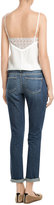 Thumbnail for your product : Paige Distressed Straight Leg Jeans