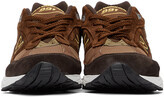 Thumbnail for your product : New Balance Brown Year of the Ox 991 Sneakers