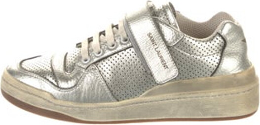 Saint Laurent Women's Silver Sneakers & Athletic Shoes
