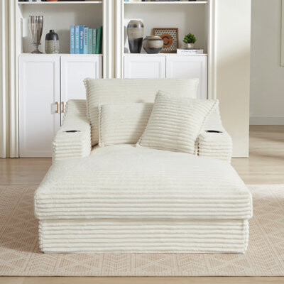 47.24 Inch Modern Comfortable Cushioned Compression Sofa with Unique Design, Ideal for Living Room and Bedroom Relaxation