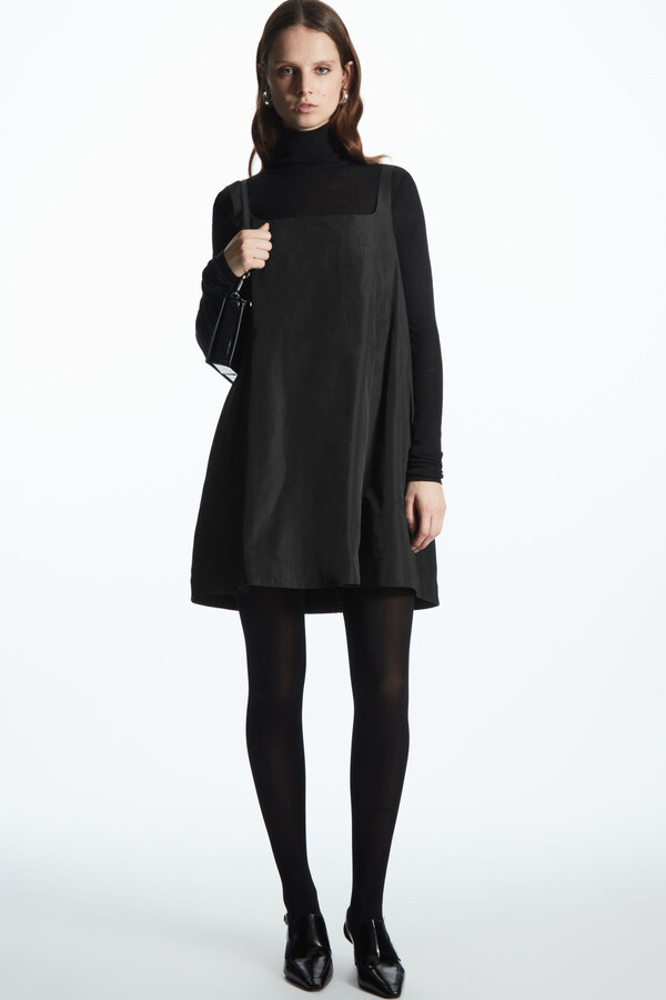 COS ContrastPanel Mini Dress ShopStyle