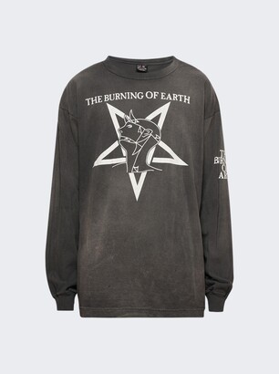 トップス SAINT Michel CREW SWEAT SHIRT BURNING L SAINT MXXXXXX(セントマイケル) 商品ページ - CREW SWEAT SHIRT