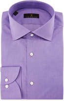 Thumbnail for your product : Ike Behar Gold Label Milano Mini-Houndstooth Dress Shirt, Lavender