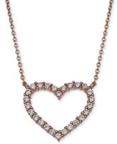 Thumbnail for your product : Giani Bernini Cubic Zirconia Heart Pendant Necklace in 18k Gold-Plated and 18k Rose Gold-Plated Sterling Silver, Only at Macy's